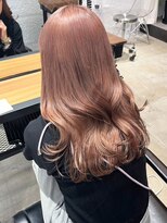 ピボット 北千住(PIVOT)&nbsp;1ブリーチで作るピンクベージュ