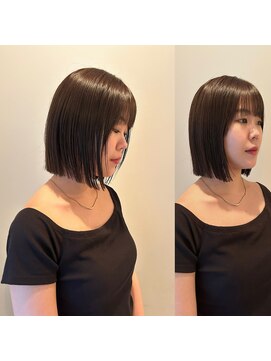 ガーランド (Garland) 切りっぱなしボブ/顔周りレイヤー/前髪/原宿神宮前