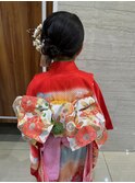 七五三ヘア☆ アレンジお団子ヘア コノミ.