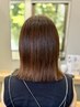 【ストレート◇ライト】カット+髪質改善縮毛矯正+6stepTR¥28500→¥25650
