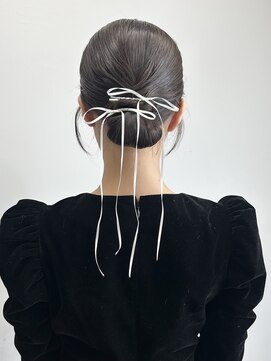 シェノン 心斎橋(CHAINON) タイトシニヨン/ヘアセット/アレンジ/結婚式/卒業式