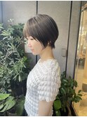 【ショート】暗髪透明感ショートボブ2