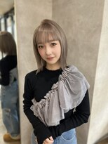 リエンス(RIENS)&nbsp;【RIENS】ミルクティーベージュ×馬越麗奈『ダブルカラー』