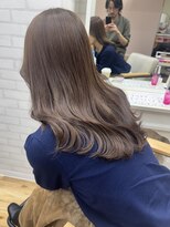 ラナンバイシダ(ranan by sida)&nbsp;10代20代/韓国風ブリーチ無しダブルカラー/ミルクティーベージュ