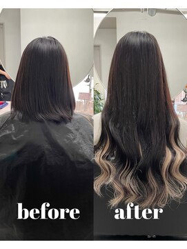 ティント 梅田(Tint) 【Fumina】シールエクステ100本