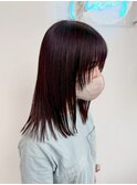 艶感ストレート×ロングボブ
