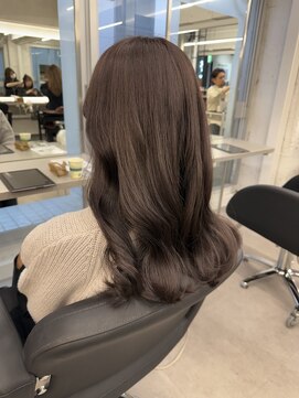 エイト プラット 渋谷2号店(EIGHT plat) ブリーチなしダブルカラー ラベンダーグレージュ 10/3