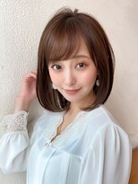 アフロート エル 錦糸町(AFLOAT L) 30代40代大人かわいい前髪ありの前下がりショートで絶壁解消!