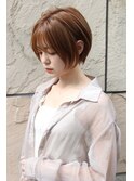 30代40代大人可愛いショートボブ 小顔ショートボブ