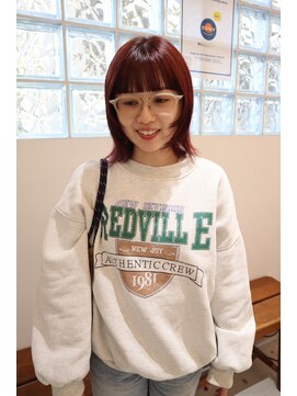 【VIXUS】 style collection_ネオウルフ×暖色ミディレイヤー