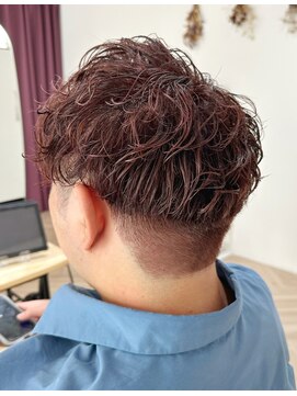 アンドユー(& you.) 刈り上げマッシュ×無造作スパイラル