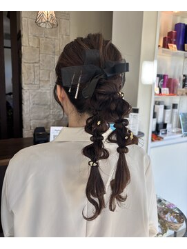 編みおろしツイン♪