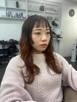 アオ(AO。)&nbsp;姫カット/レイヤーカット/グラデーションからー/暖色カラー