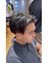 アヴァンス 天王寺店(AVANCE.)&nbsp;アップバング×暗めベージュ