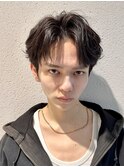 フェザー/サーフカール/センターパート/波巻きツイスパ