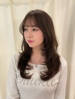ヘアメイク シュシュ(Hair make chou chou) 透けるカラー ハッシュカット ミディアムレイヤー