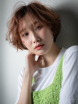 カバーヘアアンドスパ ブリス 浦和(COVER HAIR&SPA bliss)&nbsp;ミルクティーブロンド大人ガーリーフェザーパーマz浦和10代20代