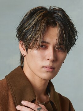 エルマーク 松山(L-MARK) ハイライト/アップバング/フェード/men's/メンズ