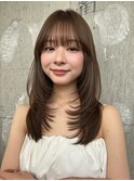 ミディアム/ロング/レイヤーカット/顔周り/10代20代30代/表参道