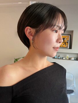 ホヌン 茅ヶ崎(Honnun) 【20代30代40代】大人モード◇ショートボブ 丸みショート