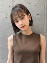 フォト 新宿三丁目(foto)&nbsp;髪質改善縮毛矯正くびれレイヤー切りっぱなしボブ