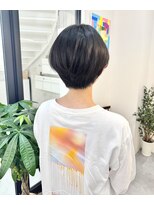 エブリ(evri)&nbsp;ショート　ショートボブ　ボブ　丸みショートボブ　カット　前髪