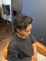 リッチ(RICH)&nbsp;七三分けウルフパーマ