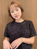 タッセルボブ/外ハネ/オン眉/