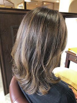 アドラーブル 女池店(adorable) 【シークレットハイライト】【ミディアム】30代40代50代