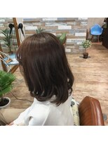 ハウオリ ヘアーワークス(Hauoli hair works)&nbsp;インディゴベージュ×ハニーシルバー