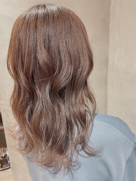 ペスカ 仙台一番町店(pesca) 【ブリーチなし】ミルクティーベージュ☆イメチェン☆