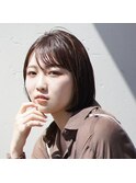 【Dulce】Aラインボブ×切りっぱなし