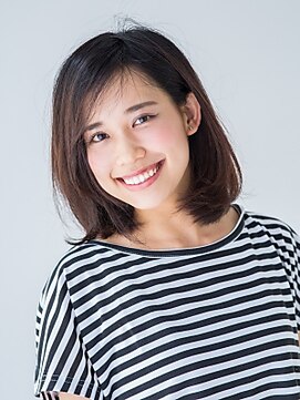 フラミューム 高崎(flammeum) ☆ナチュラルストレートボブ×暗髪☆【高崎】