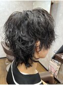 MEN'sウルフパーマ