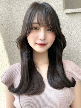 ロンド マーレ 天神大名店(Lond mare) 韓国くびれヘア/フェミニンロング/韓国ヘア/チェリーブラウン