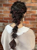 ヘアメイク エンデュー(hair make EnDeux) カラー編み下ろし