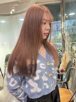 ヘアーアンドメイク ビス(HAIR&MAKE bis)&nbsp;ブリーチ1回でできるピンクベージュカラー♪【多田　華歌】