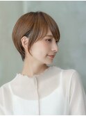 大人かわいいショートヘア似合わせカットイメチェン小顔