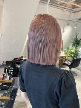 ロア インターナショナル 新宿店(LoA International) 【LoA】透明感カラーコーラルピンクベージュラベンダー