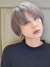 【ストレート】カット+フロントストレート ￥9500→￥9000(税込￥9900)