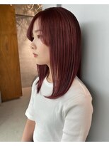 リル 住吉店(LiL)&nbsp;one bleach×cassis red