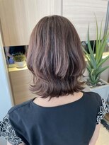 フェイス 大船(FACE) くびれヘア×ピンクブラウンカラー/Kurumi