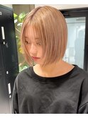 【YOKE】ミルクティーベージュハイトーンカラーカーキベージュ