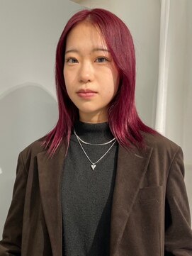 スウィープ(sweep) ディープレッド/ダブルカラー/ブリーチ/髪質改善トリートメント