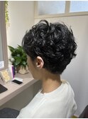 くしゃくしゃっ♪目を引く強めパーマ♪