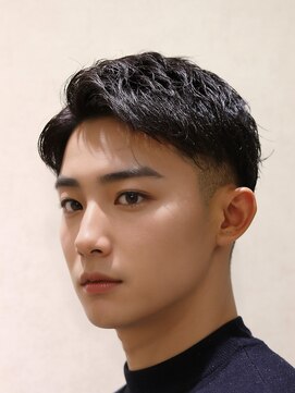 アース 錦糸町店(HAIR&MAKE EARTH) 爽やかマットショート☆ビジネス刈り上げツーブロックブラック