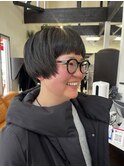 マッシュショート/フェイスレイヤー/個性派ショート