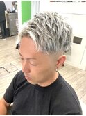 鬼ホワイトメッシュフェード