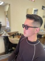 バーバーサトウ(BARBER SATO) サイドパートスタイル