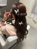 ［ヘアセット］ハーフアップ￥2500